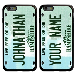 
Personalized License Plate Case for iPhone 6 Plus / 6s Plus – Hybrid New Hampshire