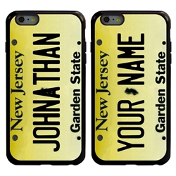 
Personalized License Plate Case for iPhone 6 Plus / 6s Plus – Hybrid New Jersey