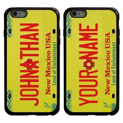 
Personalized License Plate Case for iPhone 6 Plus / 6s Plus – Hybrid New Mexico