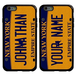 
Personalized License Plate Case for iPhone 6 Plus / 6s Plus – Hybrid New York