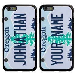 
Personalized License Plate Case for iPhone 6 Plus / 6s Plus – Hybrid Oregon