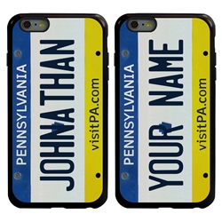 
Personalized License Plate Case for iPhone 6 Plus / 6s Plus – Hybrid Pennsylvania