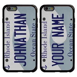 
Personalized License Plate Case for iPhone 6 Plus / 6s Plus – Hybrid Rhode Island