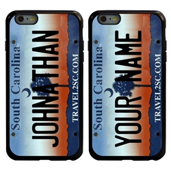 
Personalized License Plate Case for iPhone 6 Plus / 6s Plus – Hybrid South Carolina