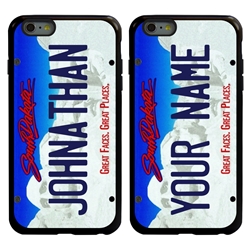 
Personalized License Plate Case for iPhone 6 Plus / 6s Plus – Hybrid South Dakota
