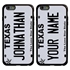 Personalized License Plate Case for iPhone 6 Plus / 6s Plus – Hybrid Texas
