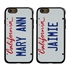 Personalized License Plate Case for iPhone 6 / 6s – Hybrid California
