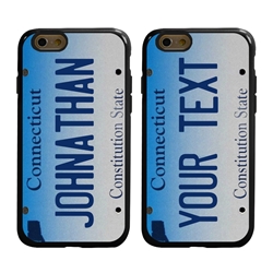 
Personalized License Plate Case for iPhone 6 / 6s – Hybrid Connecticut