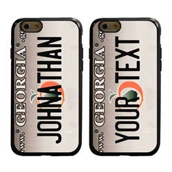 
Personalized License Plate Case for iPhone 6 / 6s – Hybrid Georgia