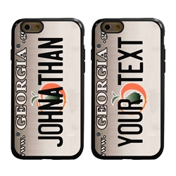 
Personalized License Plate Case for iPhone 6 / 6s – Hybrid Georgia