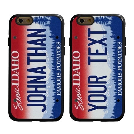 Personalized License Plate Case for iPhone 6 / 6s – Hybrid Idaho
