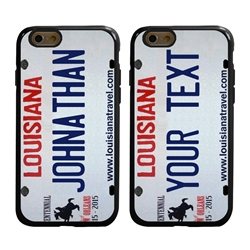 
Personalized License Plate Case for iPhone 6 / 6s – Hybrid Louisiana