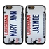 Personalized License Plate Case for iPhone 6 / 6s – Hybrid Louisiana
