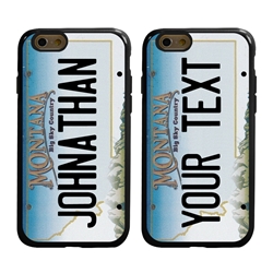 
Personalized License Plate Case for iPhone 6 / 6s – Hybrid Montana