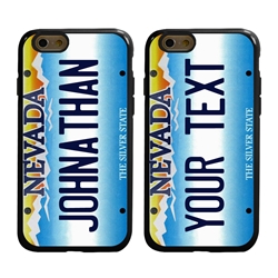 
Personalized License Plate Case for iPhone 6 / 6s – Hybrid Nevada