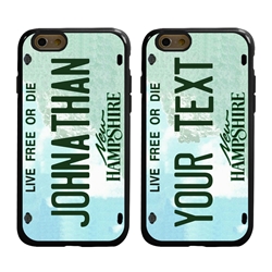 
Personalized License Plate Case for iPhone 6 / 6s – Hybrid New Hampshire