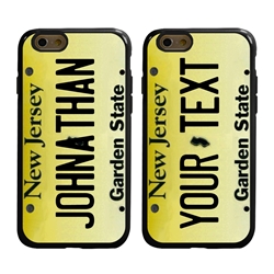 
Personalized License Plate Case for iPhone 6 / 6s – Hybrid New Jersey