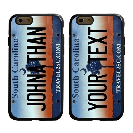 Personalized License Plate Case for iPhone 6 / 6s – Hybrid South Carolina
