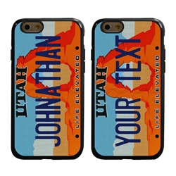 
Personalized License Plate Case for iPhone 6 / 6s – Hybrid Utah