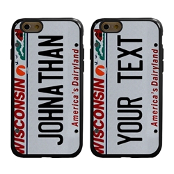 
Personalized License Plate Case for iPhone 6 / 6s – Hybrid Wisconsin