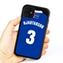 Personalized Iceland Soccer Jersey Case for iPhone 11 – Hybrid – (Black Case, Dark Blue Silicone)
