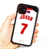 Personalized Serbia Soccer Jersey Case for iPhone 11 – Hybrid – (Black Case, Red Silicone)

