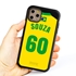 Personalized Brazil Soccer Jersey Case for iPhone 11 Pro – Hybrid – (Black Case, Black Silicone)
