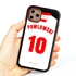 Personalized Poland Soccer Jersey Case for iPhone 11 Pro – Hybrid – (Black Case, Red Silicone)
