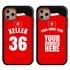 Personalized Switzerland Soccer Jersey Case for iPhone 11 Pro – Hybrid – (Black Case, Red Silicone)
