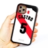 Personalized Peru Soccer Jersey Case for iPhone 11 Pro Max – Hybrid – (Black Case, Red Silicone)
