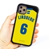 Personalized Sweden Soccer Jersey Case for iPhone 11 Pro Max – Hybrid – (Black Case, Blue Silicone)
