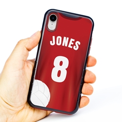 
Custom Volleyball Jersey Case for iPhone XR - Hybrid (Full Color Jersey)