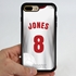 Custom Volleyball Jersey Case for iPhone 7 Plus / 8 Plus - Hybrid (White Jersey)
