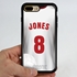 Custom Volleyball Jersey Case for iPhone 7 Plus / 8 Plus - Hybrid (White Jersey)
