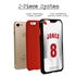 Custom Volleyball Jersey Case for iPhone 7 / 8 / SE - Hybrid (White Jersey)
