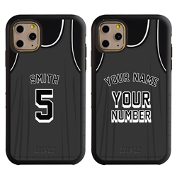 
Personalized Basketball Jersey Case for iPhone 11 Pro Max - Hybrid (Black Case)