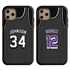 Personalized Basketball Jersey Case for iPhone 11 Pro Max - Hybrid (Black Case)
