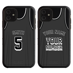 
Personalized Basketball Jersey Case for iPhone 11 - Hybrid (Black Case)