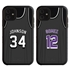 Personalized Basketball Jersey Case for iPhone 11 - Hybrid (Black Case)
