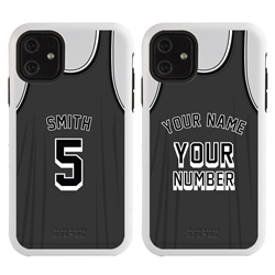 
Personalized Basketball Jersey Case for iPhone 11 - Hybrid (White Case)