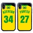 Personalized Brazil Soccer Jersey Case for iPhone X/Xs – Hybrid – (Black Case, Black Silicone)
