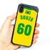 Personalized Brazil Soccer Jersey Case for iPhone X/Xs – Hybrid – (Black Case, Black Silicone)
