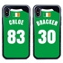 Personalized Ireland Soccer Jersey Case for iPhone X/Xs – Hybrid – (Black Case, Black Silicone)
