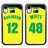 Personalized Australia Soccer Jersey Case for iPhone XR – Hybrid – (Black Case, Black Silicone)

