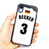 Personalized Germany Soccer Jersey Case for iPhone XR – Hybrid – (Black Case, Black Silicone)

