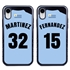 Personalized Uruguay Soccer Jersey Case for iPhone XR – Hybrid – (Black Case, Dark Blue Silicone)
