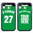 Personalized Ireland Soccer Jersey Case for iPhone XR – Hybrid – (Black Case, Black Silicone)

