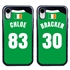 Personalized Ireland Soccer Jersey Case for iPhone XR – Hybrid – (Black Case, Black Silicone)
