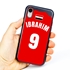 Personalized Egypt Soccer Jersey Case for iPhone XR – Hybrid – (Black Case, Red Silicone)

