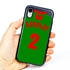 Personalized Morocco Soccer Jersey Case for iPhone XR – Hybrid – (Black Case, Black Silicone)

